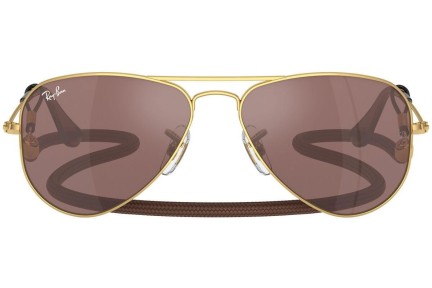 Slnečné okuliare Ray-Ban Junior Aviator Junior RJ9506S 223/6G Pilot Zlaté