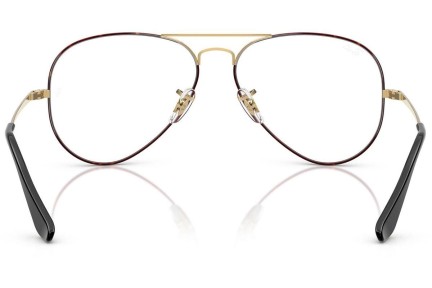 Okuliare Ray-Ban Aviator RX6489 3175 Pilot Zlaté