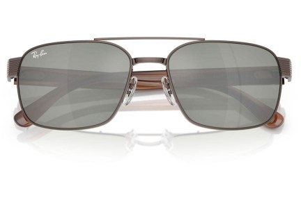 Slnečné okuliare Ray-Ban RB3751 925940 Squared Hnedé