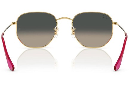 Slnečné okuliare Ray-Ban Hexagonal RB3548N 001/71 Okrúhle Zlaté