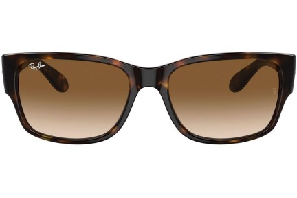 Slnečné okuliare Ray-Ban RB4388 710/51 Obdĺžníkové Havana