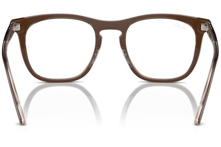 Okuliare Ray-Ban RX2210V 8365 Squared Hnedé