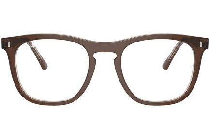 Okuliare Ray-Ban RX2210V 8365 Squared Hnedé