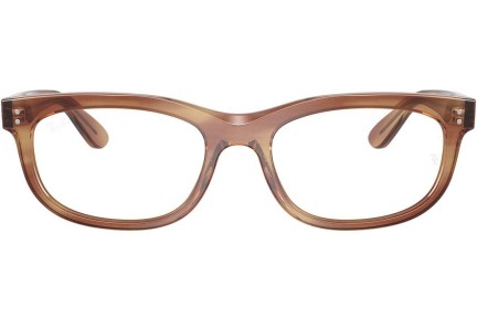 Okuliare Ray-Ban RX5489 8399 Squared Hnedé