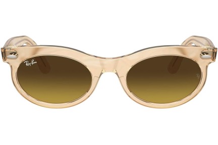 Slnečné okuliare Ray-Ban RB2242 138685 Browline Hnedé