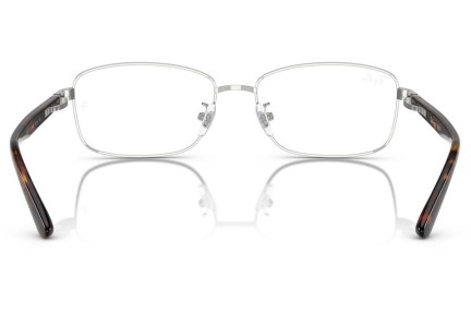 Okuliare Ray-Ban RX6527D 2595 Squared Strieborné