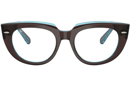 Okuliare Ray-Ban RX5586 8366 Squared Hnedé