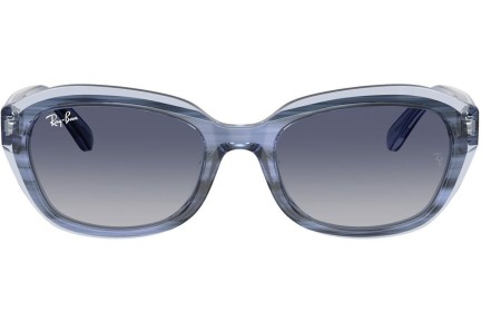 Slnečné okuliare Ray-Ban Junior RJ9081S 71764L Obdĺžníkové Modré