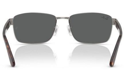 Slnečné okuliare Ray-Ban RB3750 004/B1 Squared Sivé