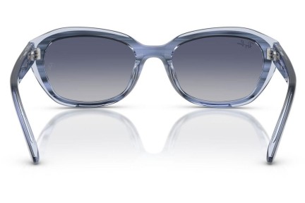 Slnečné okuliare Ray-Ban Junior RJ9081S 71764L Obdĺžníkové Modré