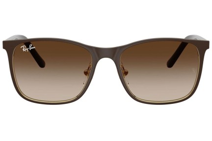 Slnečné okuliare Ray-Ban Junior RJ9551S 297/13 Squared Hnedé