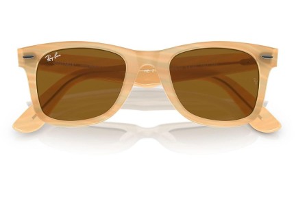 Slnečné okuliare Ray-Ban Wayfarer RB2140F 140833 Squared Hnedé