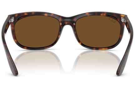 Slnečné okuliare Ray-Ban RB2389 902/57 Polarized Obdĺžníkové Havana