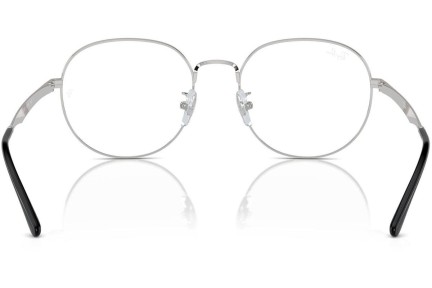 Okuliare Ray-Ban RX6517D 2983 Okrúhle Strieborné