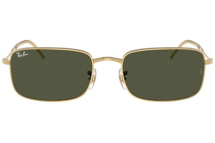 Slnečné okuliare Ray-Ban RB3746 001/31 Obdĺžníkové Zlaté