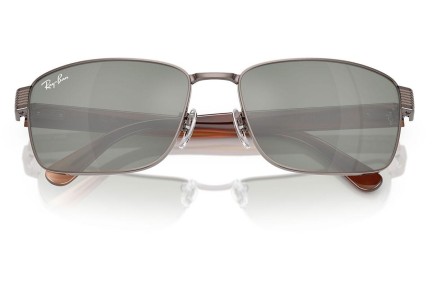 Slnečné okuliare Ray-Ban RB3750 925940 Squared Hnedé