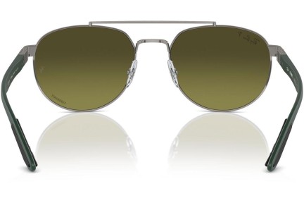 Slnečné okuliare Ray-Ban RB3736CH 92696O Polarized Obdĺžníkové Sivé