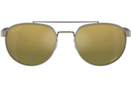 Slnečné okuliare Ray-Ban RB3736CH 92696O Polarized Obdĺžníkové Sivé