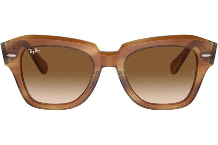 Slnečné okuliare Ray-Ban State Street RB2186 140351 Squared Hnedé