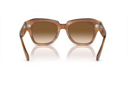 Slnečné okuliare Ray-Ban State Street RB2186 140351 Squared Hnedé