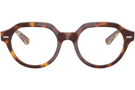 Okuliare Ray-Ban Gina RX7214 8402 Squared Havana