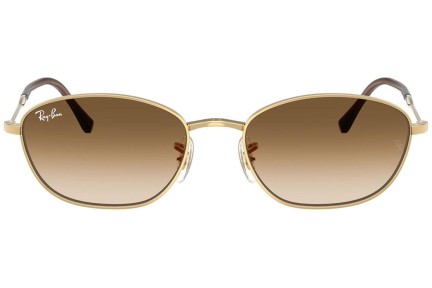 Slnečné okuliare Ray-Ban RB3749 001/51 Obdĺžníkové Zlaté