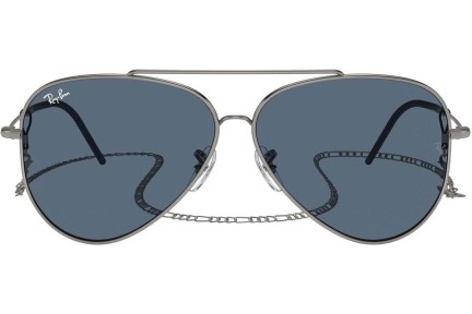 Slnečné okuliare Ray-Ban Aviator Reverse RBR0101S 004/3A Pilot Strieborné