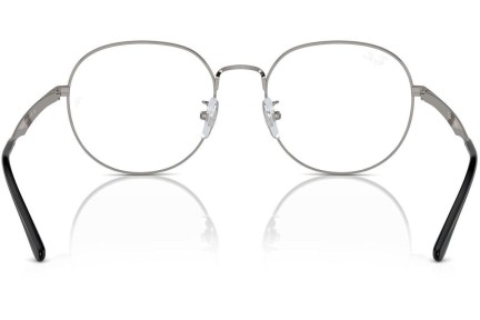 Okuliare Ray-Ban RX6517D 2502 Okrúhle Sivé