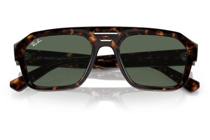 Slnečné okuliare Ray-Ban Corrigan RB4397 135971 Flat Top Havana