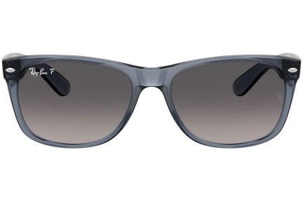 Slnečné okuliare Ray-Ban New Wayfarer RB2132 6592M3 Polarized Squared Modré