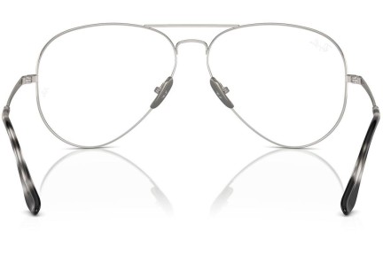 Okuliare Ray-Ban RX8789 1002 Pilot Strieborné