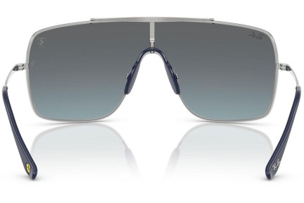 Slnečné okuliare Ray-Ban RB3697M F104Y0 Jednoliate | Shield Strieborné