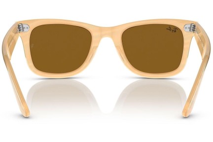 Slnečné okuliare Ray-Ban Wayfarer RB2140F 140833 Squared Hnedé