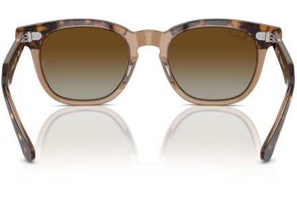 Slnečné okuliare Ray-Ban Junior RJ9098S 7152T5 Polarized Squared Havana