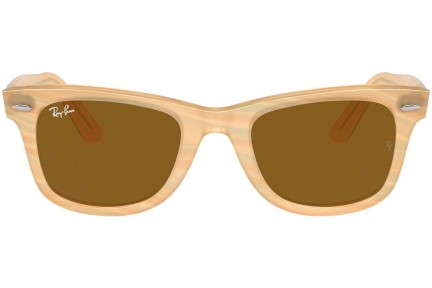 Slnečné okuliare Ray-Ban Wayfarer RB2140F 140833 Squared Hnedé