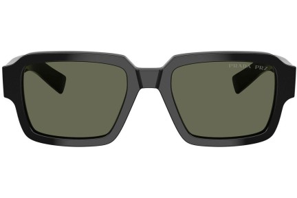 Slnečné okuliare Prada PR02ZS 1AB03R Polarized Obdĺžníkové Čierne