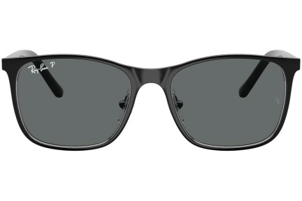 Slnečné okuliare Ray-Ban Junior RJ9551S 295/81 Polarized Squared Čierne