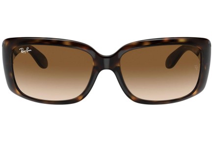 Slnečné okuliare Ray-Ban RB4389 710/51 Obdĺžníkové Havana