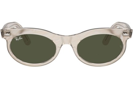 Slnečné okuliare Ray-Ban RB2242 138331 Browline Sivé