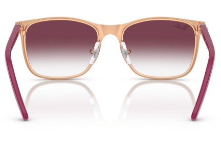 Slnečné okuliare Ray-Ban Junior RJ9551S 296/8H Squared Červené