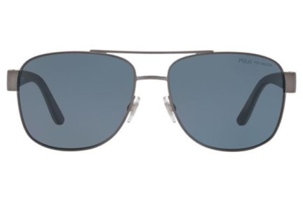 Slnečné okuliare Polo Ralph Lauren PH3122 915781 Polarized Pilot Sivé