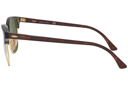 Slnečné okuliare Ray-Ban Clubmaster Flash Lenses RB3016 114530 Browline Havana