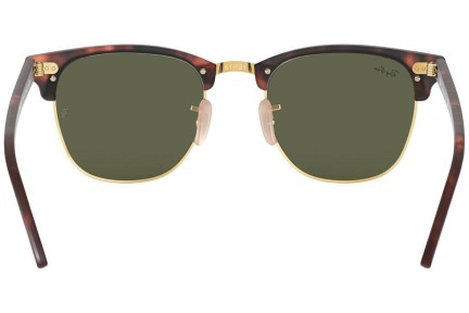 Slnečné okuliare Ray-Ban Clubmaster Flash Lenses RB3016 114530 Browline Havana