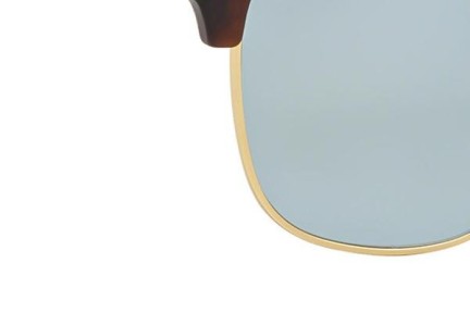 Slnečné okuliare Ray-Ban Clubmaster Flash Lenses RB3016 114530 Browline Havana