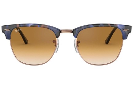 Slnečné okuliare Ray-Ban Clubmaster Fleck RB3016 125651 Browline Modré