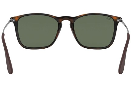 Slnečné okuliare Ray-Ban Chris RB4187 710/71 Squared Havana