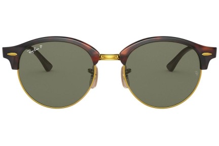 Slnečné okuliare Ray-Ban Clubround Flash Lenses RB4246 990/58 Polarized Okrúhle Červené