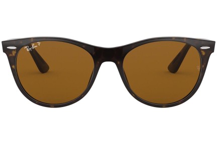 Slnečné okuliare Ray-Ban Wayfarer II Classic RB2185 902/57 Polarized Squared Havana