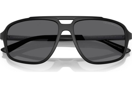 Slnečné okuliare Emporio Armani EA4236U 5001T3 Polarized Squared Čierne