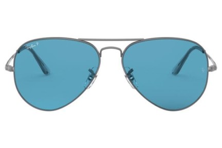 Slnečné okuliare Ray-Ban Aviator Metal II RB3689 004/S2 Polarized Pilot Strieborné